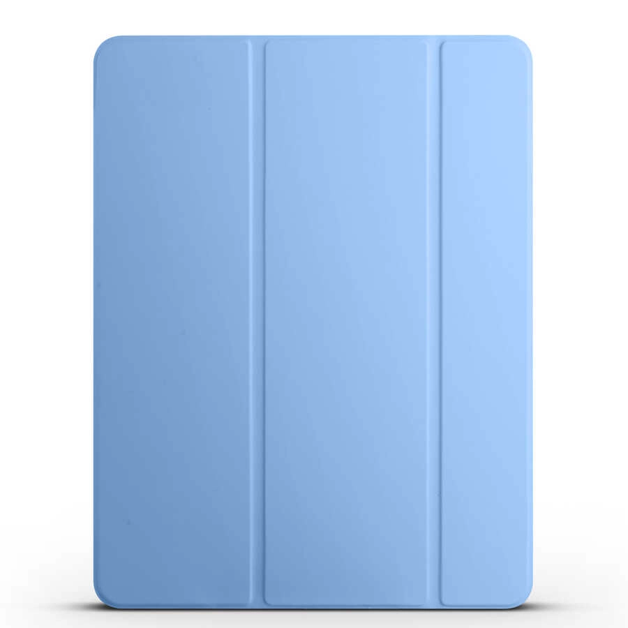 iPad Uyumlu Pro 12.9 2020 (4.Nesil) Zore Smart Kapak Standlı 1-1 Kılıf-Kırmızı
