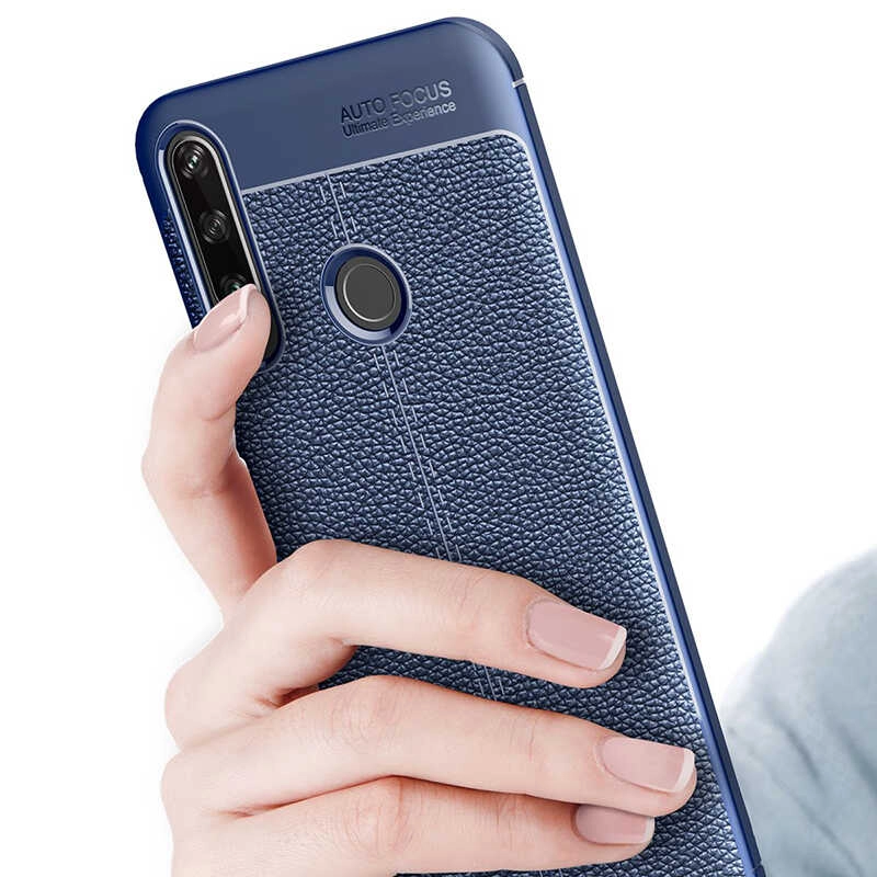 Huawei Uyumlu P40 Lite E Kılıf Zore Niss Silikon Kapak-Kırmızı