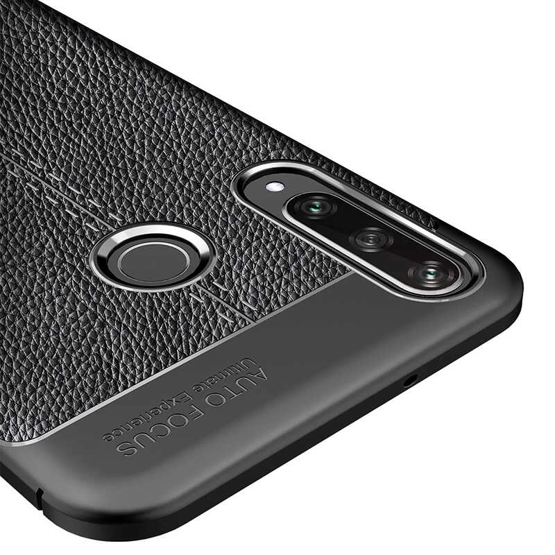 Huawei Uyumlu P40 Lite E Kılıf Zore Niss Silikon Kapak-Kırmızı