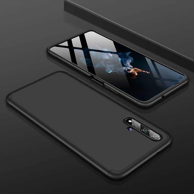 Huawei Uyumlu Nova 5T Kılıf Zore Ays Kapak-Siyah