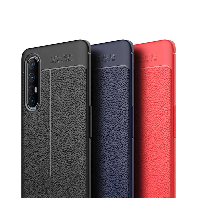 Oppo Reno 3 Pro 5G Kılıf Zore Niss Silikon Kapak-Kırmızı