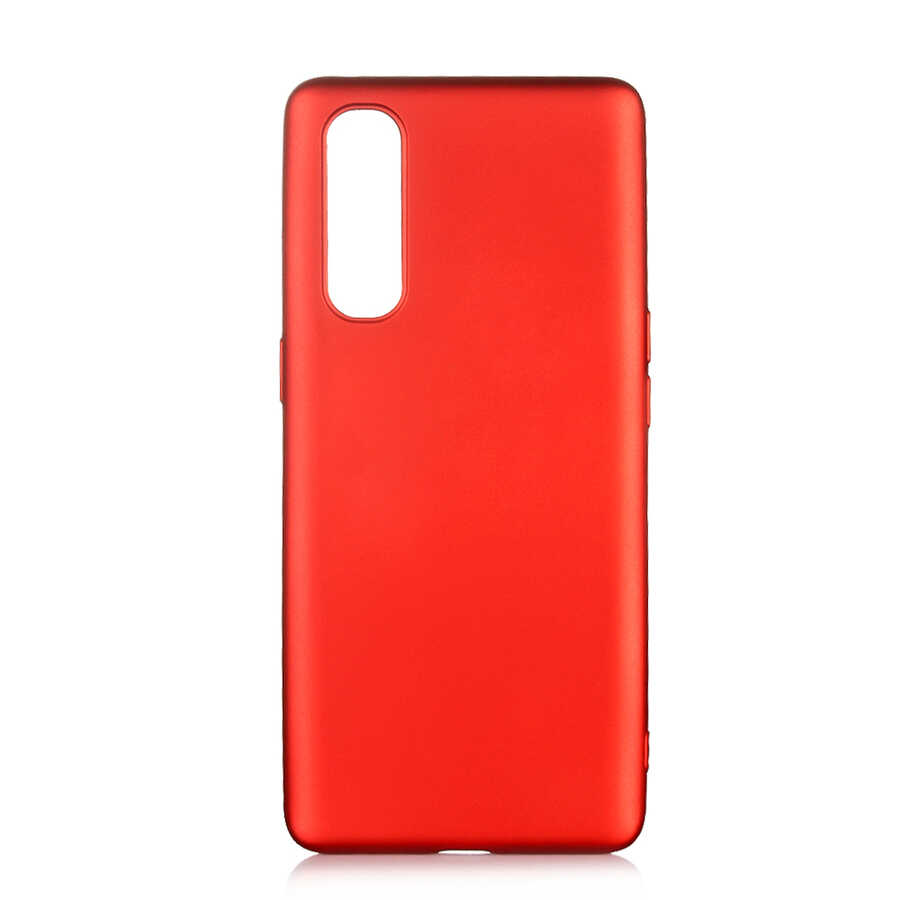 Oppo Reno 3 Pro 5G Kılıf Zore Premier Silikon Kapak-Kırmızı