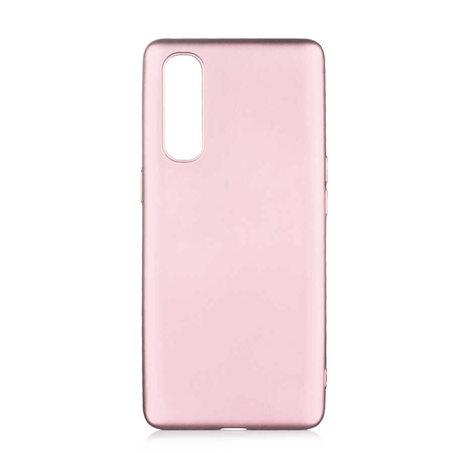 Oppo Reno 3 Pro 5G Kılıf Zore Premier Silikon Kapak-Rose gold