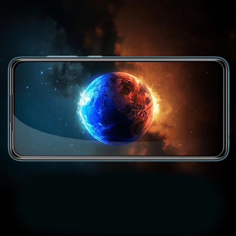 Xiaomi Uyumlu  Redmi Note 9 Zore Kenarları Kırılmaya Dayanıklı Cam Ekran Koruyucu
