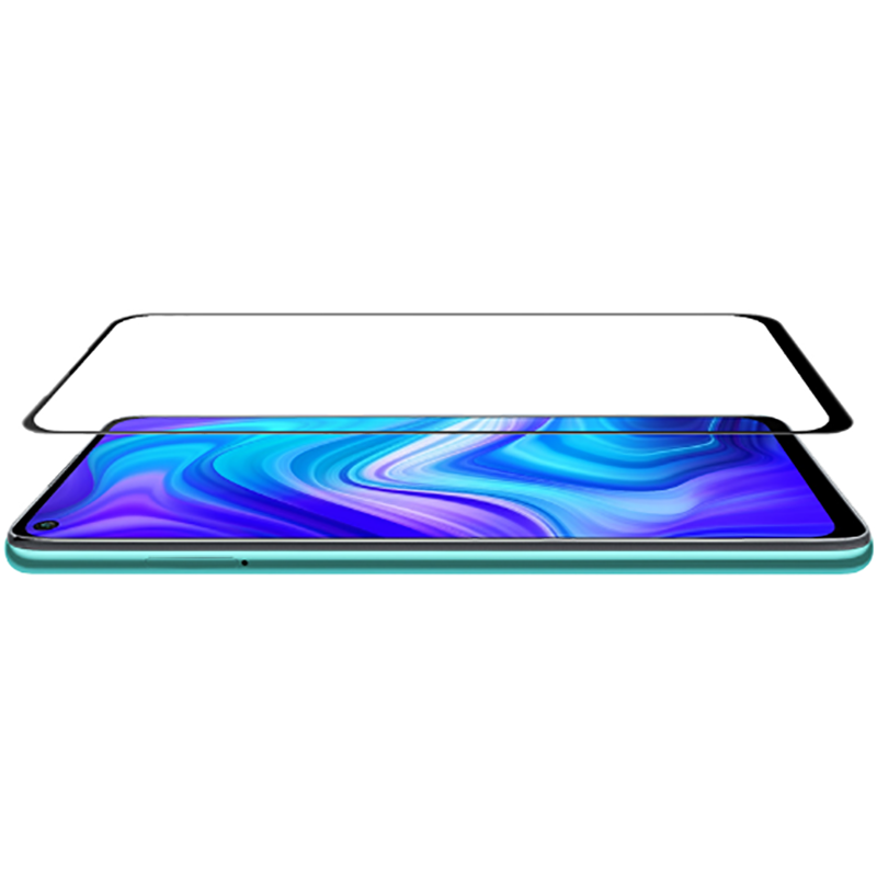 Xiaomi Uyumlu  Redmi Note 9 Zore Kenarları Kırılmaya Dayanıklı Cam Ekran Koruyucu