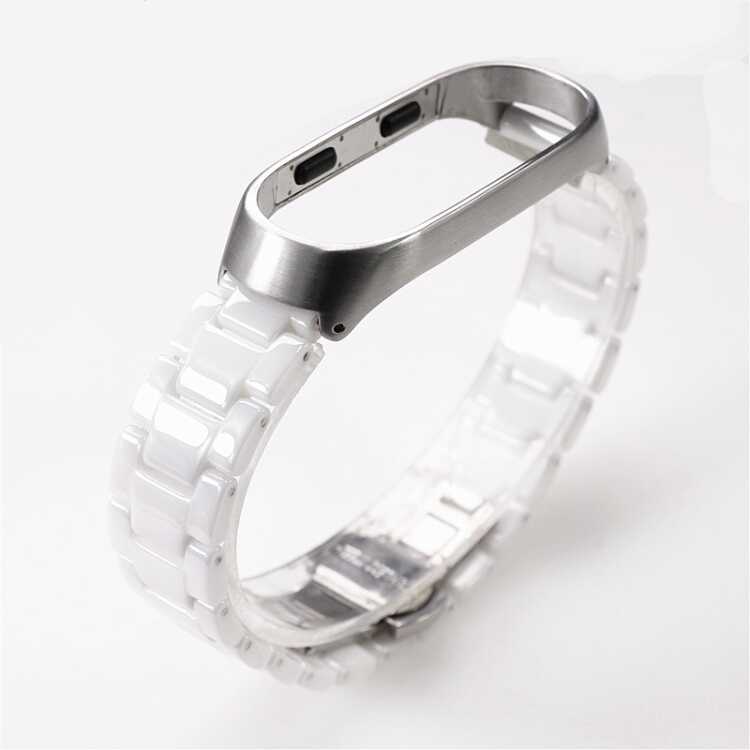 Xiaomi Uyumlu  Mi Band 3 KRD-21 Metal Kordon-Gümüş