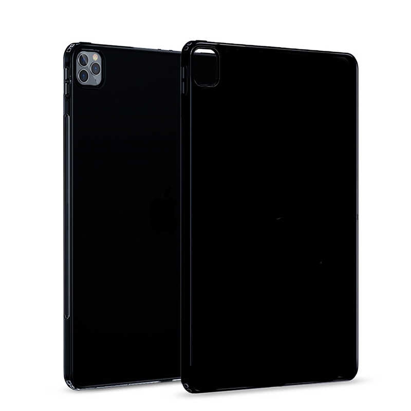 iPad Uyumlu Pro 11 2020 (2.Nesil) Kılıf Zore Tablet Süper Silikon Kapak-Siyah
