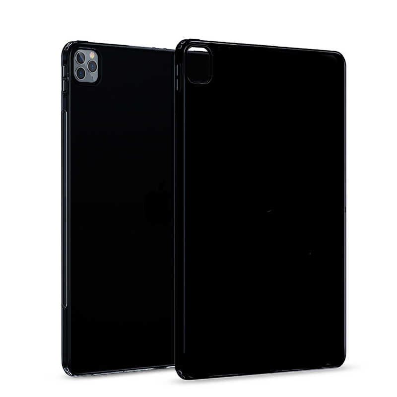 iPad Uyumlu Pro 11 2020 (2.Nesil) Kılıf Zore Tablet Süper Silikon Kapak-Siyah