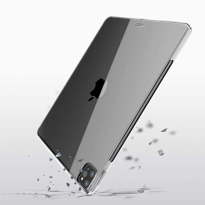 iPad Uyumlu Pro 12.9 2020 (4.Nesil) Kılıf Zore Tablet Süper Silikon Kapak