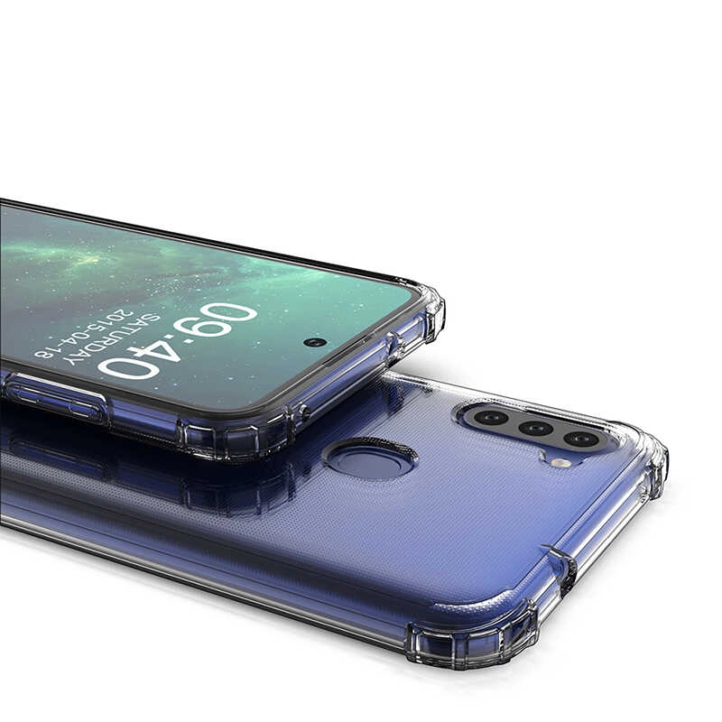 Galaxy Uyumlu M11 Kılıf Zore Nitro Toz Korumalı Shock Silikon