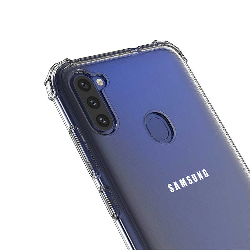 Galaxy Uyumlu M11 Kılıf Zore Nitro Toz Korumalı Shock Silikon