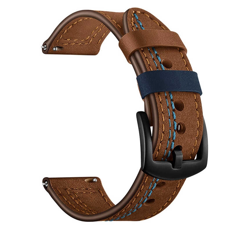 ​​Galaxy Uyumlu Watch 42mm (20mm) KRD-19 Deri Kordon
