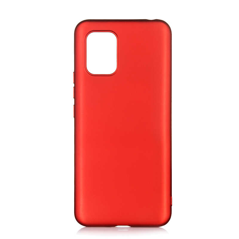 Xiaomi Uyumlu  Mi 10 Lite Kılıf Zore Premier Silikon Kapak-Kırmızı
