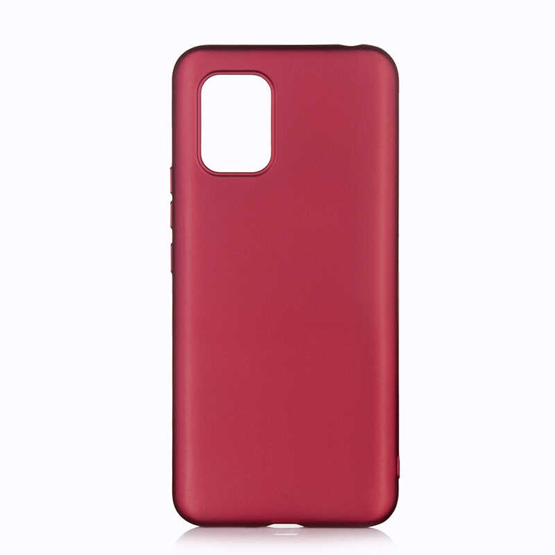 Xiaomi Uyumlu  Mi 10 Lite Kılıf Zore Premier Silikon Kapak-Mürdüm