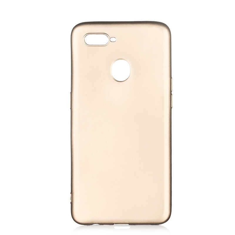 Oppo A12 Kılıf Zore Premier Silikon Kapak-Gold