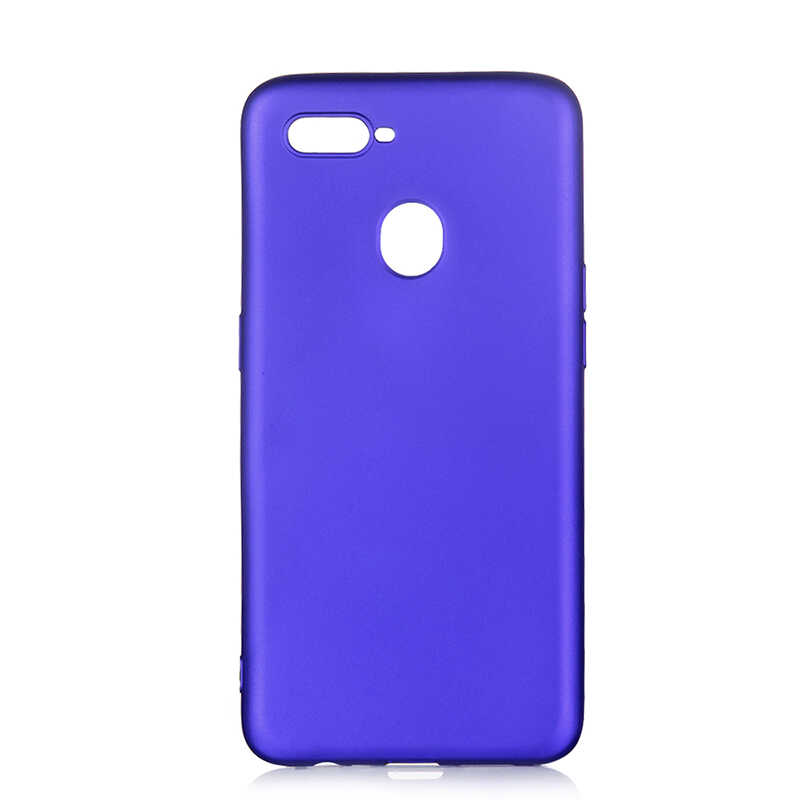 Oppo A12 Kılıf Zore Premier Silikon Kapak-Saks mavi