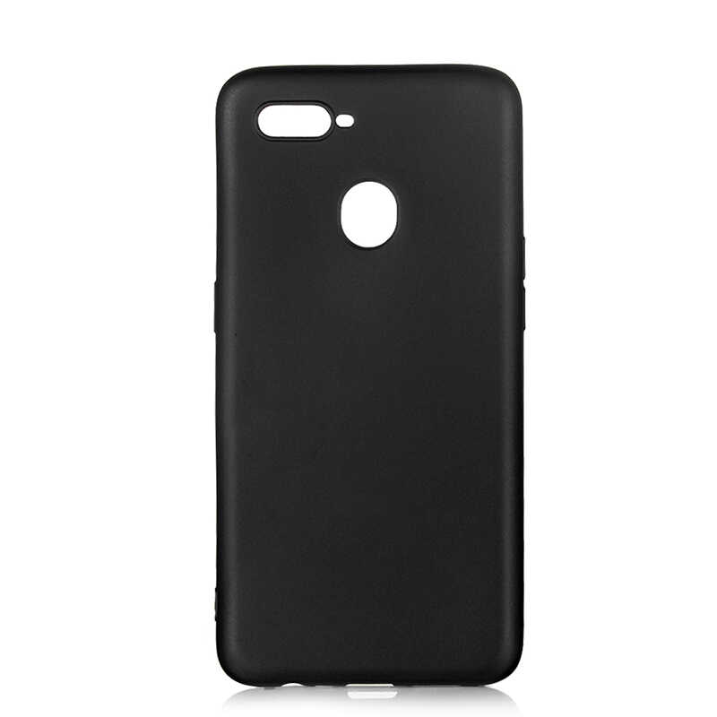 Oppo A12 Kılıf Zore Premier Silikon Kapak-Siyah