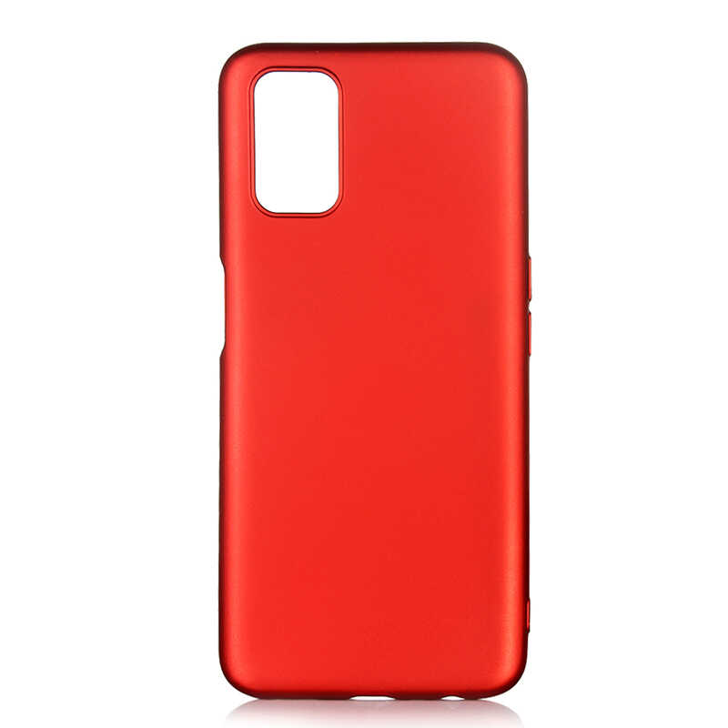 Oppo A72 Kılıf Zore Premier Silikon Kapak-Kırmızı