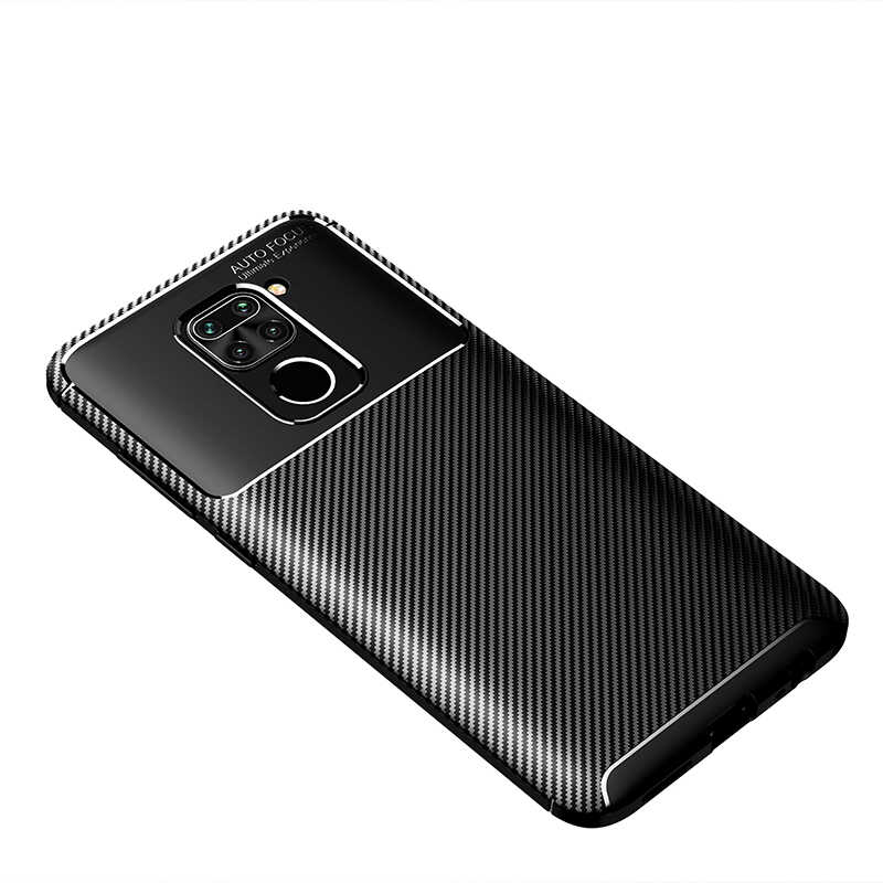 Xiaomi Uyumlu  Redmi Note 9 Kılıf Zore Negro Silikon Kapak-Siyah