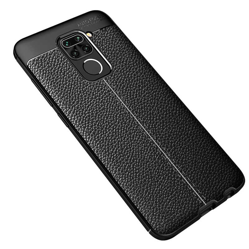 Xiaomi Uyumlu  Redmi Note 9 Kılıf Zore Niss Silikon Kapak-Siyah