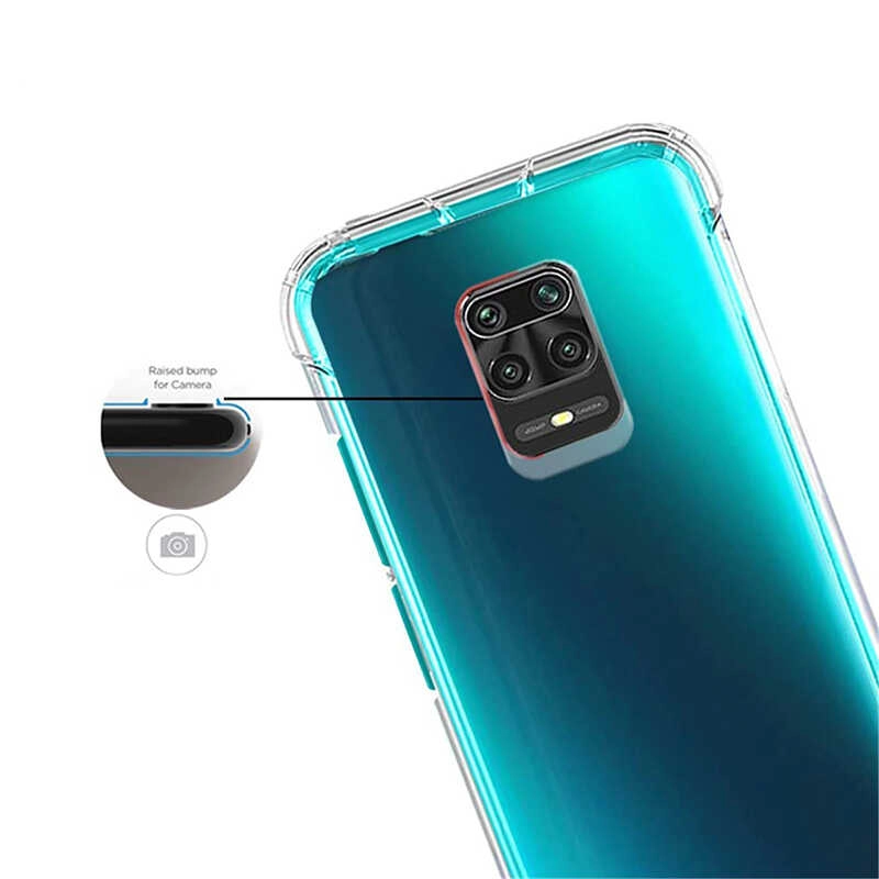 Xiaomi Uyumlu  Redmi Note 9S Kılıf Zore Nitro Toz Korumalı Shock Silikon