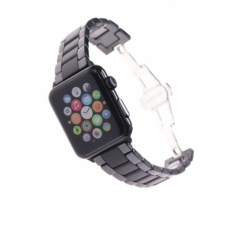 ​​​  Watch 42mm Mat Seramik Metal Kordon