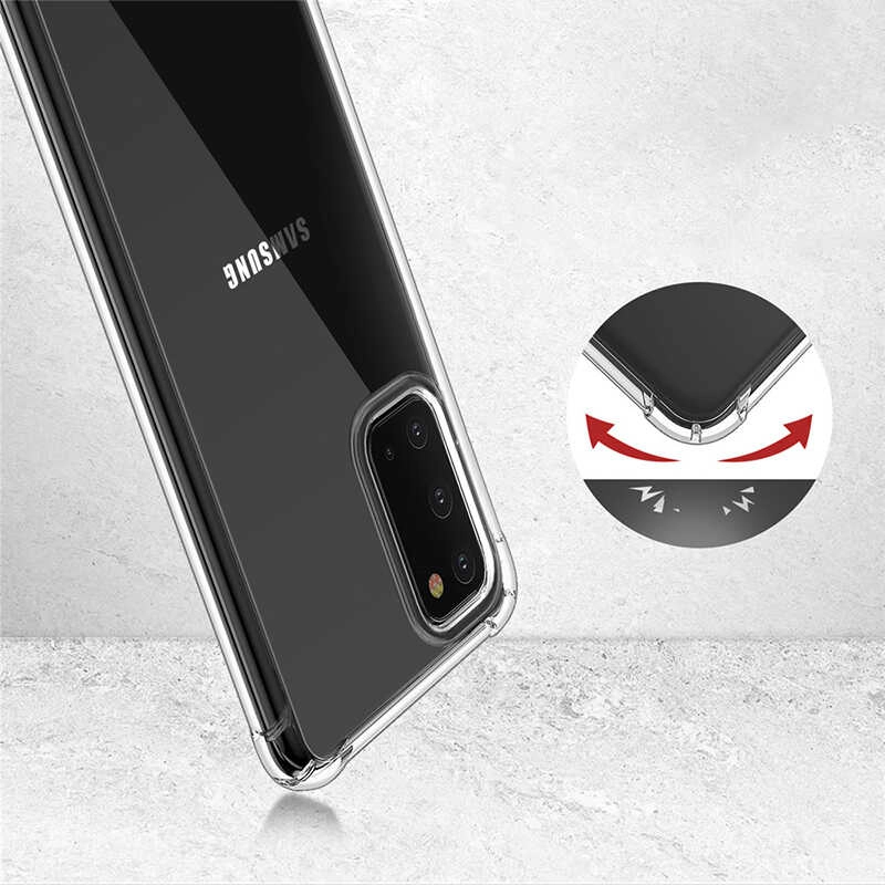 Galaxy Uyumlu A21S Kılıf Zore Nitro Toz Korumalı Shock Silikon