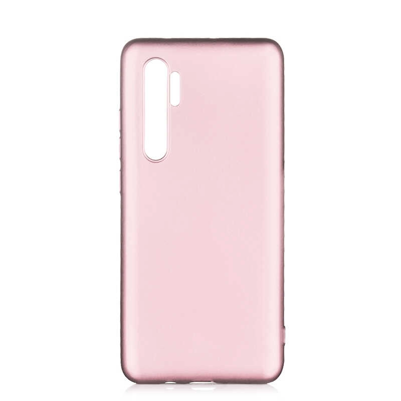 Xiaomi Uyumlu  Mi Note 10 Lite Kılıf Zore Premier Silikon Kapak-Rose gold