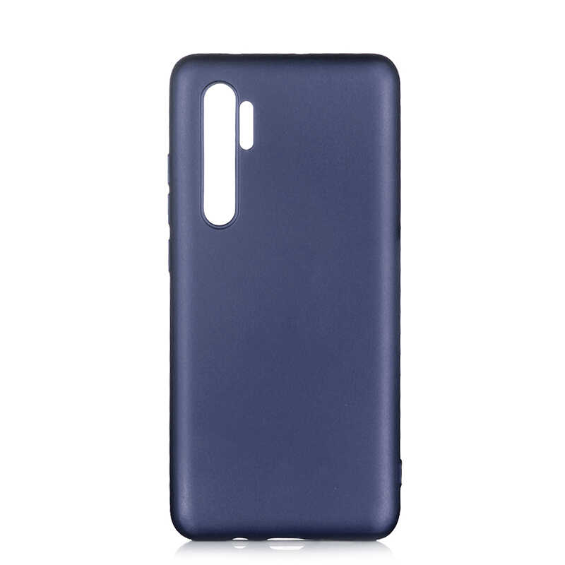 Xiaomi Uyumlu  Mi Note 10 Lite Kılıf Zore Premier Silikon Kapak-Lacivert