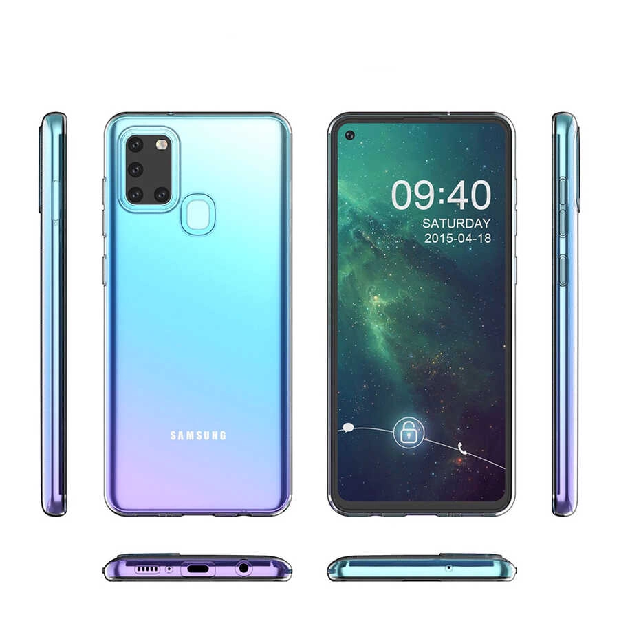 Galaxy Uyumlu A21S Kılıf Zore Süper Silikon Kapak