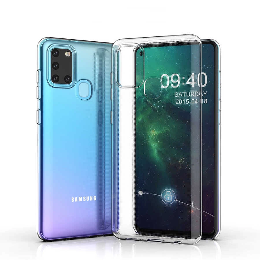 Galaxy Uyumlu A21S Kılıf Zore Süper Silikon Kapak