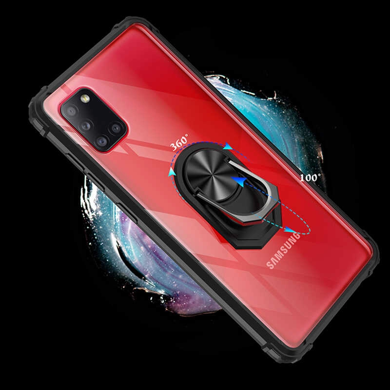 Galaxy Uyumlu A31 Kılıf Zore Mola Kapak-Kırmızı