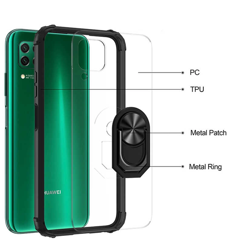 Huawei Uyumlu P40 Lite Kılıf Zore Mola Kapak-Kırmızı