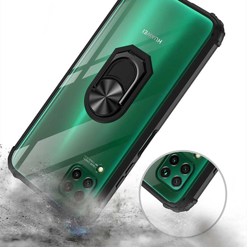 Huawei Uyumlu P40 Lite Kılıf Zore Mola Kapak-Kırmızı