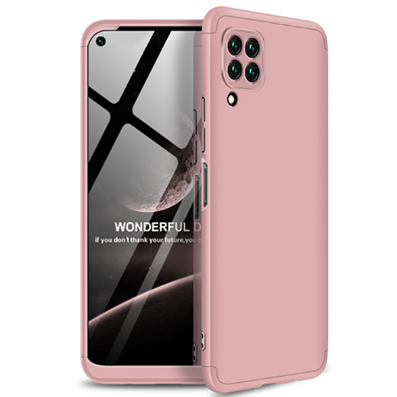 Huawei Uyumlu P40 Lite Kılıf Zore Ays Kapak-Rose gold