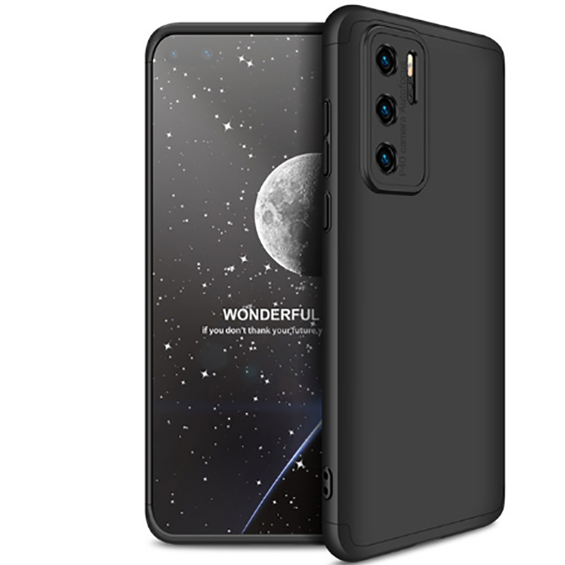 Huawei Uyumlu P40 Pro Kılıf Zore Ays Kapak-Siyah