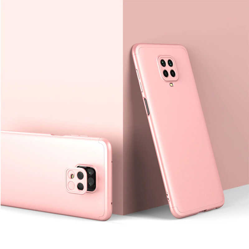 Xiaomi Uyumlu  Redmi Note 9S Kılıf Zore Ays Kapak-Rose gold