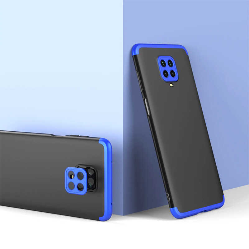 Xiaomi Uyumlu  Redmi Note 9S Kılıf Zore Ays Kapak-Siyah-mavi