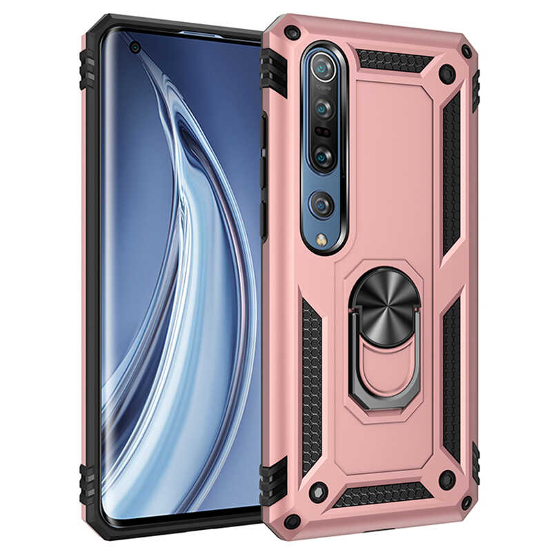 Xiaomi Uyumlu  Mi Note 10 Lite Kılıf Zore Vega Kapak-Rose gold
