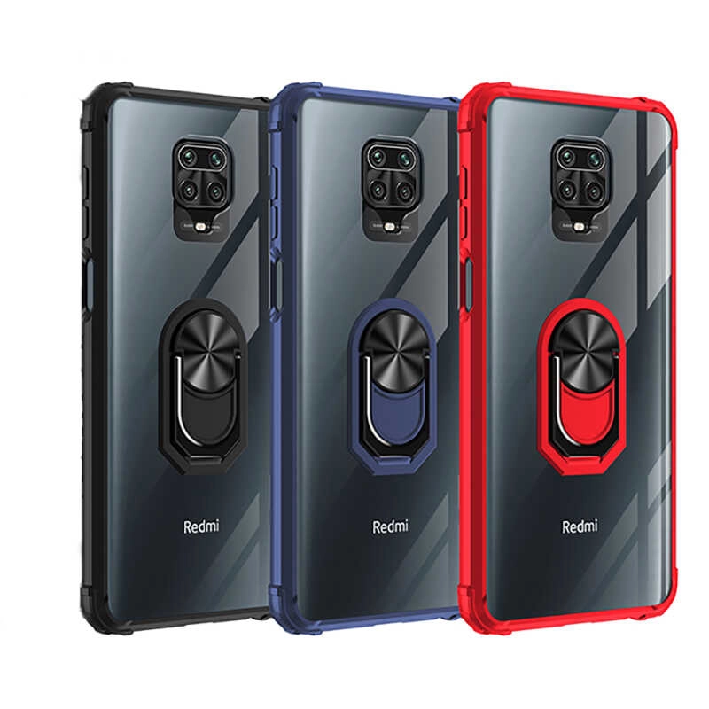 Xiaomi Uyumlu  Redmi Note 9S Kılıf Zore Mola Kapak-Kırmızı