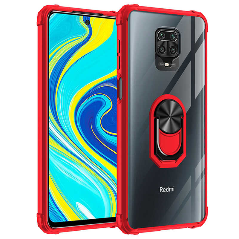 Xiaomi Uyumlu  Redmi Note 9S Kılıf Zore Mola Kapak-Kırmızı