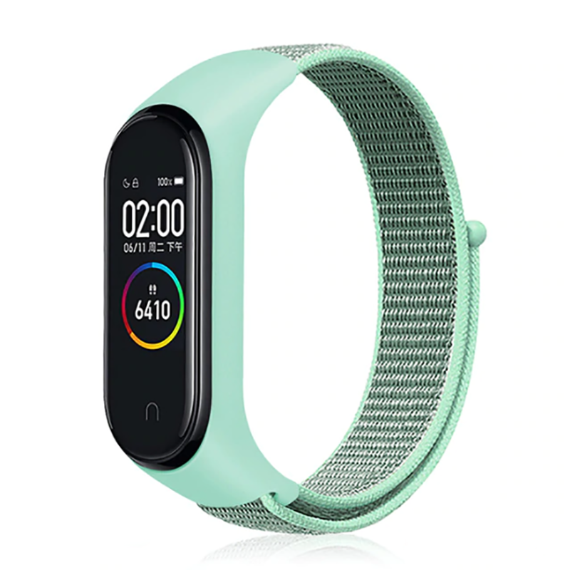 Xiaomi Uyumlu  Mi Band 5 Zore KRD-03 Hasır Kordon-No8
