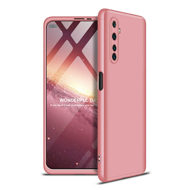 Realme 6 Pro Kılıf Zore Ays Kapak-Rose gold