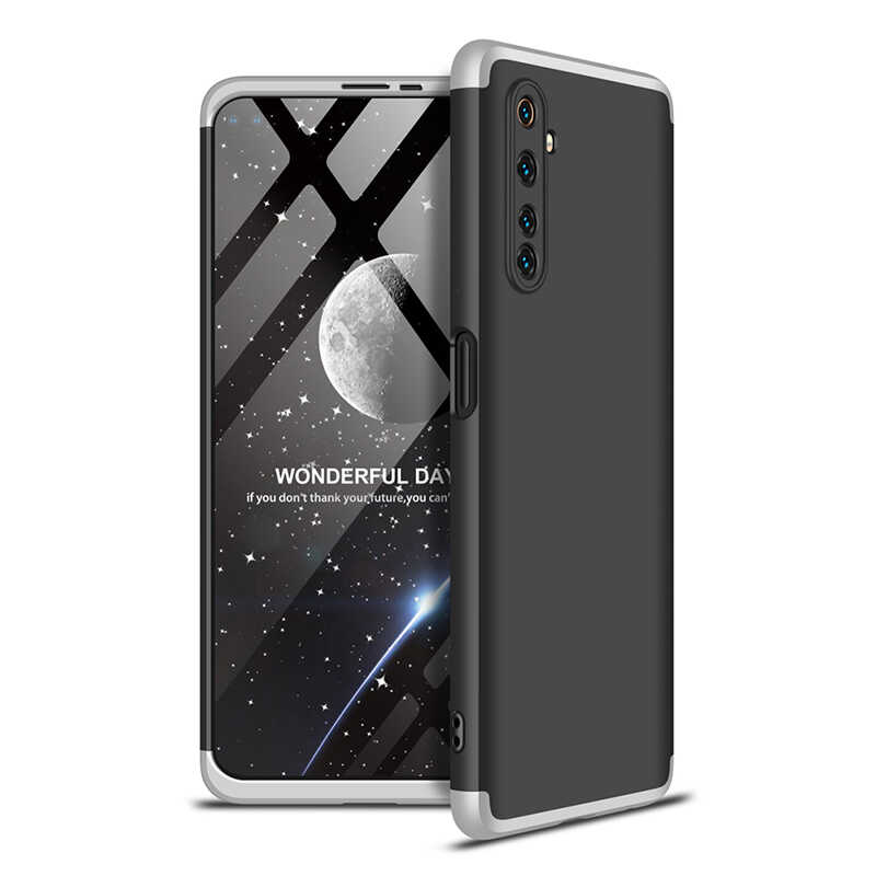 Realme 6 Pro Kılıf Zore Ays Kapak-Siyah-gri