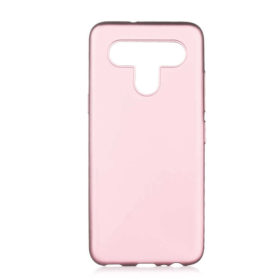 LG K51S Kılıf Zore Premier Silikon Kapak-Rose gold