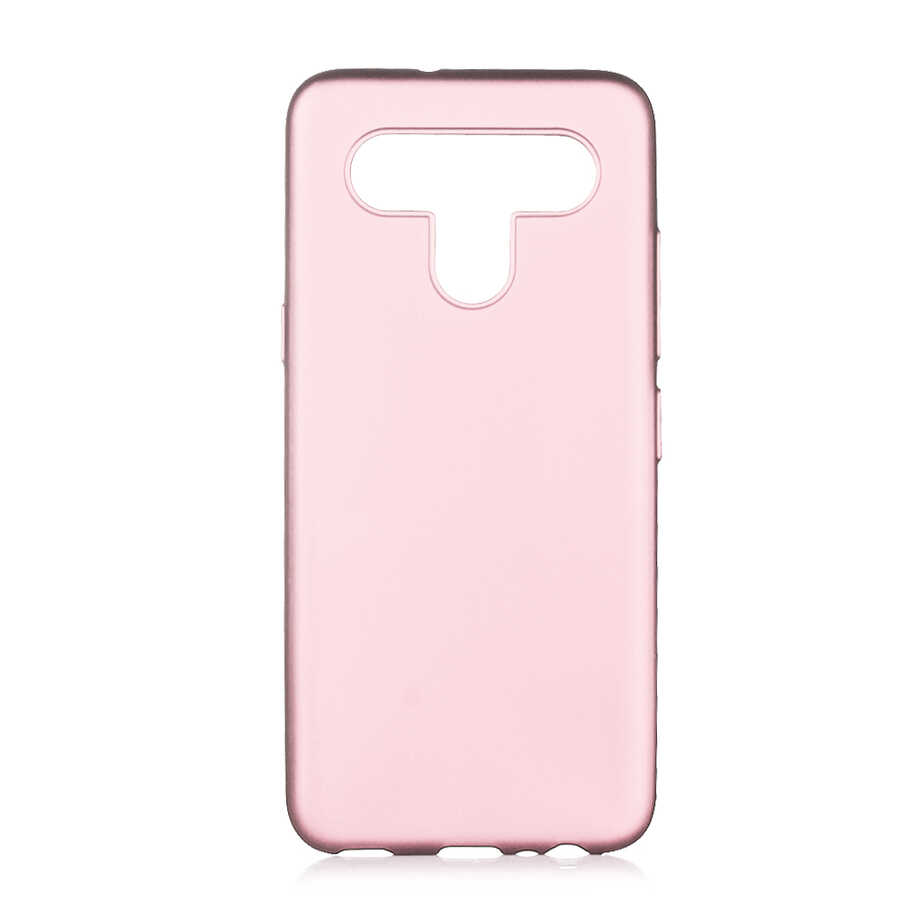 LG K51S Kılıf Zore Premier Silikon Kapak-Rose gold