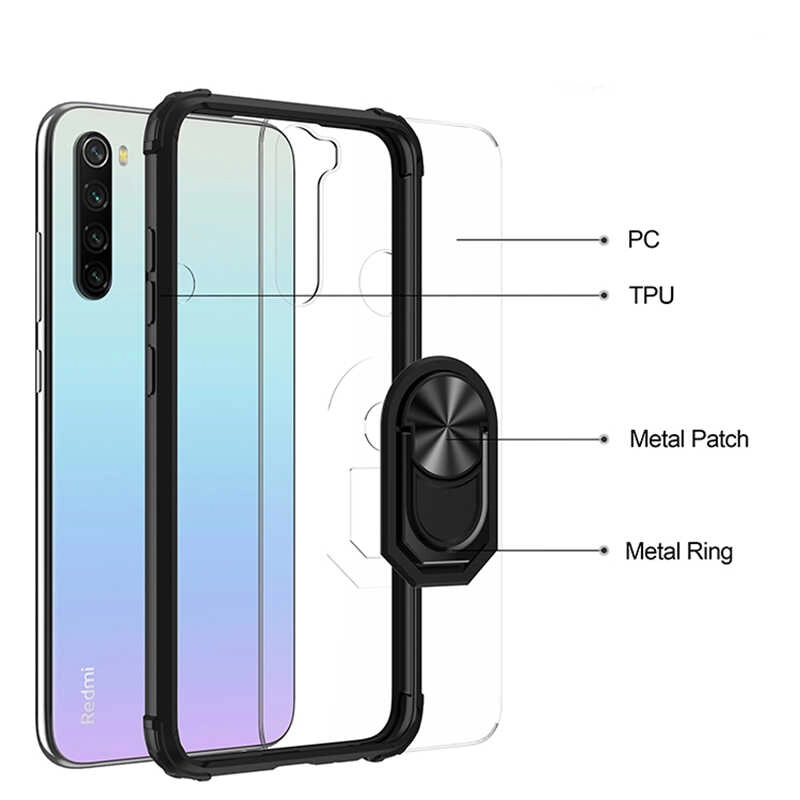 Xiaomi Uyumlu  Redmi Note 8 Kılıf Zore Mola Kapak-Kırmızı