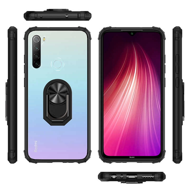Xiaomi Uyumlu  Redmi Note 8 Kılıf Zore Mola Kapak-Kırmızı