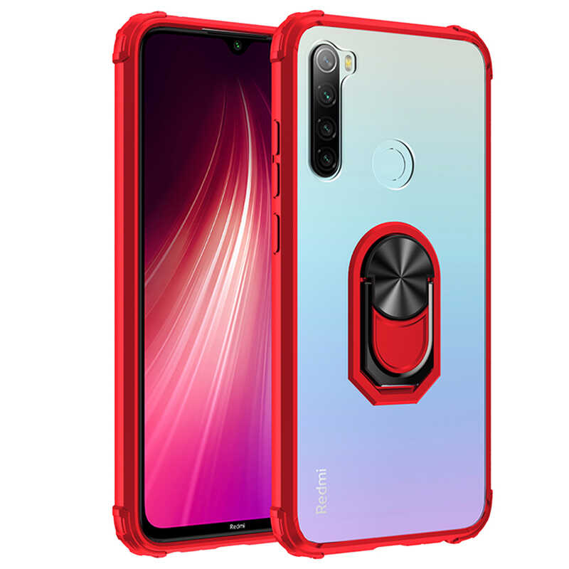 Xiaomi Uyumlu  Redmi Note 8 Kılıf Zore Mola Kapak-Kırmızı