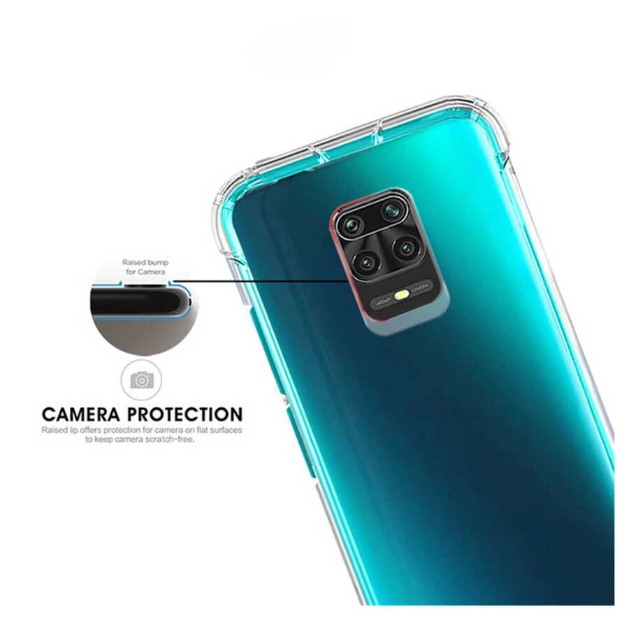 Xiaomi Uyumlu  Redmi Note 9 Kılıf Zore Nitro Toz Korumalı Shock Silikon